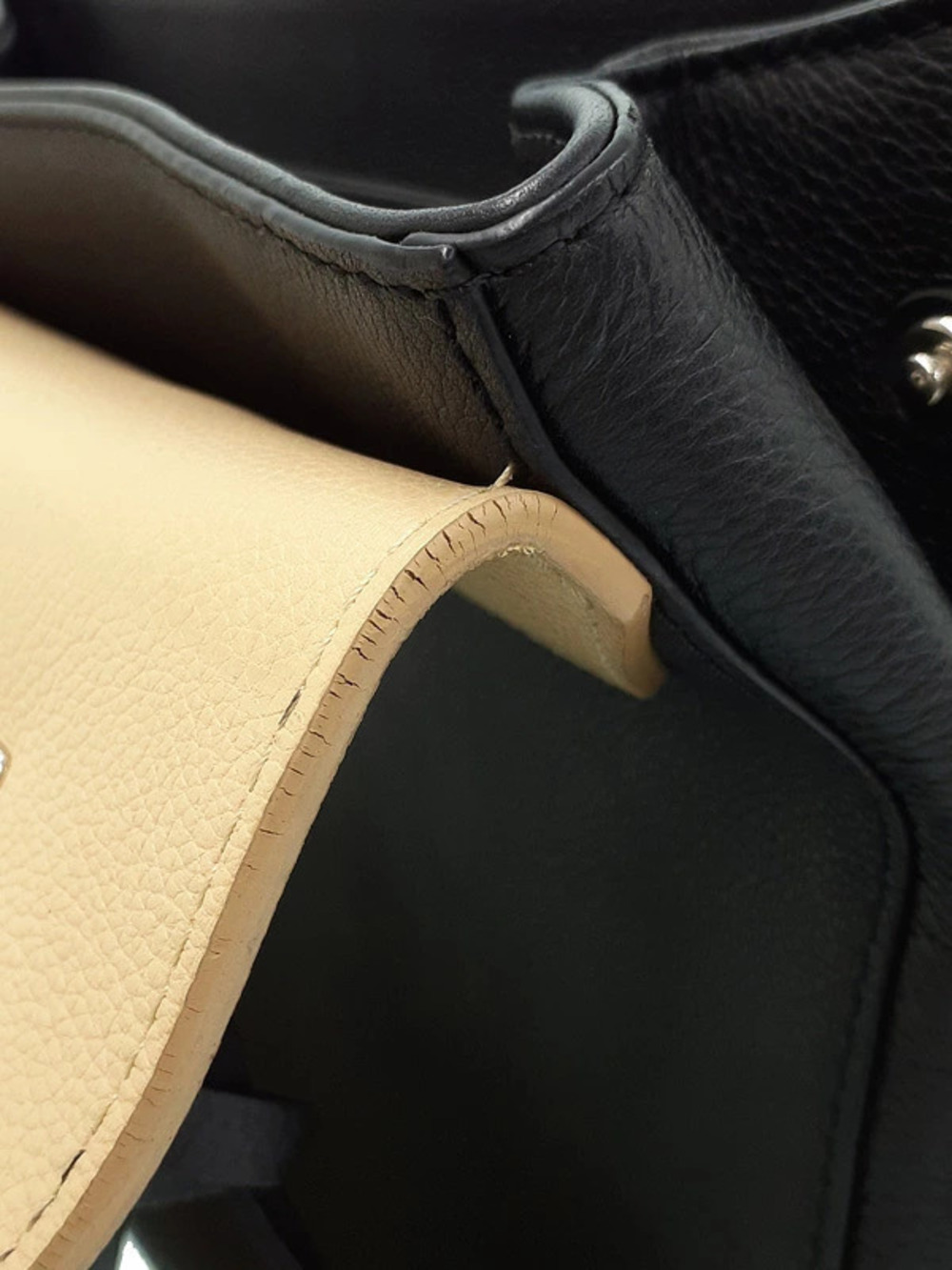 Louis Vuitton Lockme II top handle bag 2way vanilla beige Cream leather - Picture 7 of 9